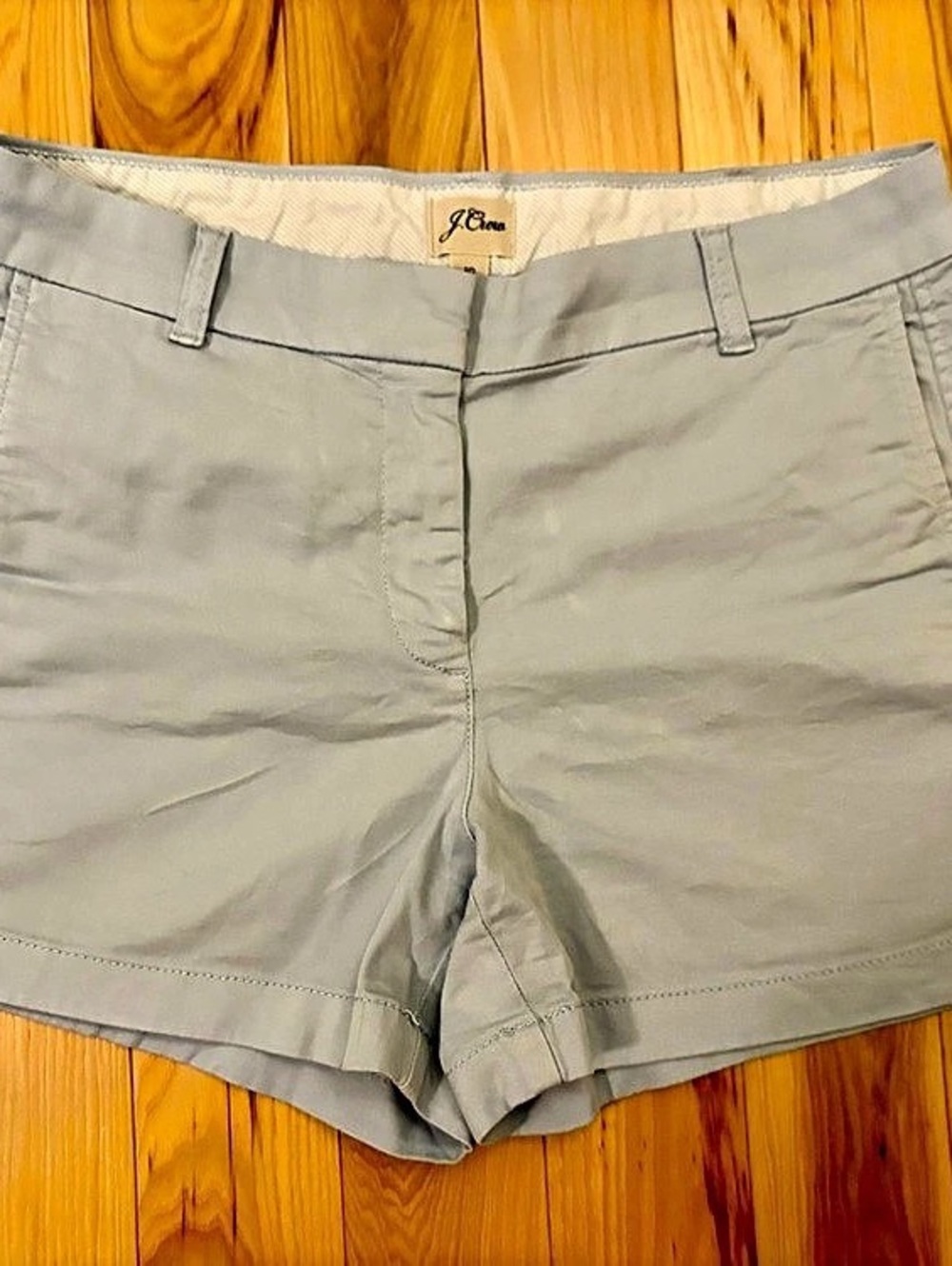 J.Crew Chino Short Women's Light Blue High Waist Shorts